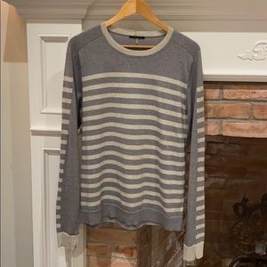 Elie Tahari Cotton/Cashmere shirt men’s Lg gray